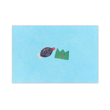 Pop-Up Card Birthday Card (Sushi)