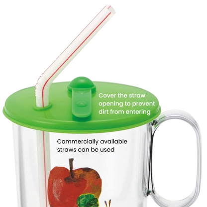 The Very Hungry Caterpillar Straw Cup With Lid