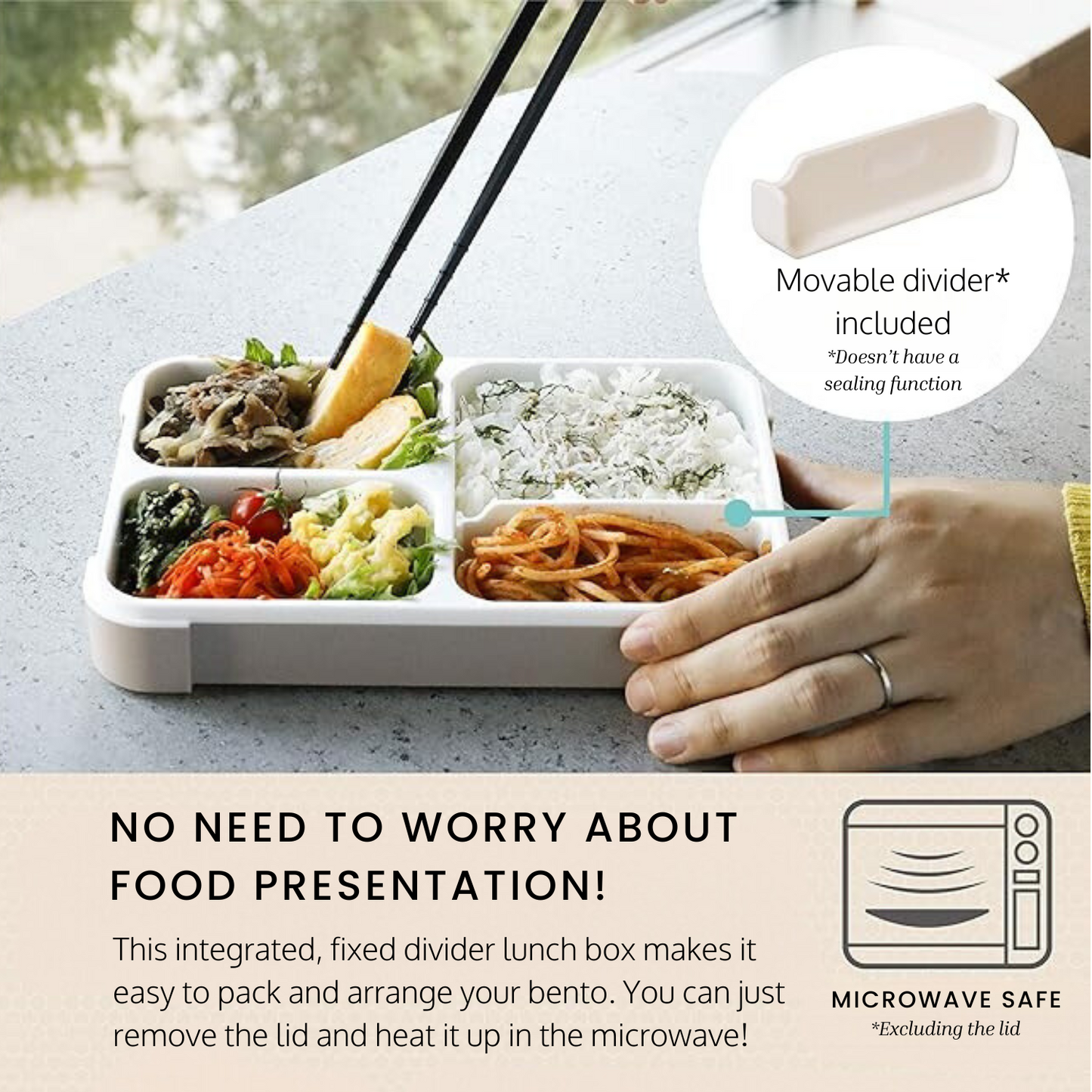 Leakproof Antibacterial Bento Box (600ml)