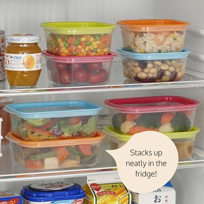 Microwave & Freezer Safe Containers (4 pcs)