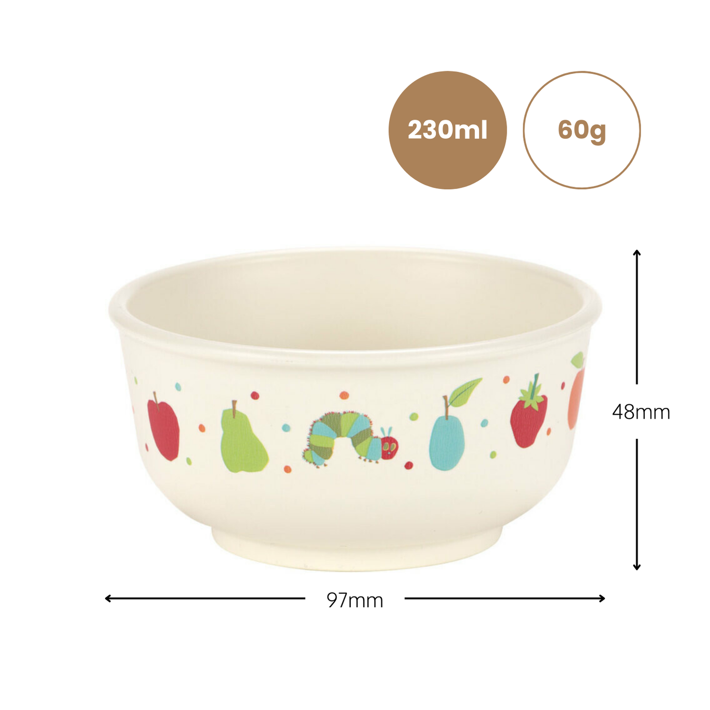 The Very Hungry Caterpillar Antibacterial Bowl