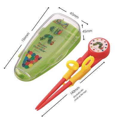 The Very Hungry Caterpillar Training Chopsticks With Case