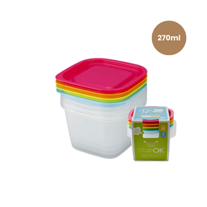 Microwave & Freezer Safe Containers (4 pcs)